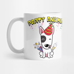 Party Animal Bull Terrier Mug